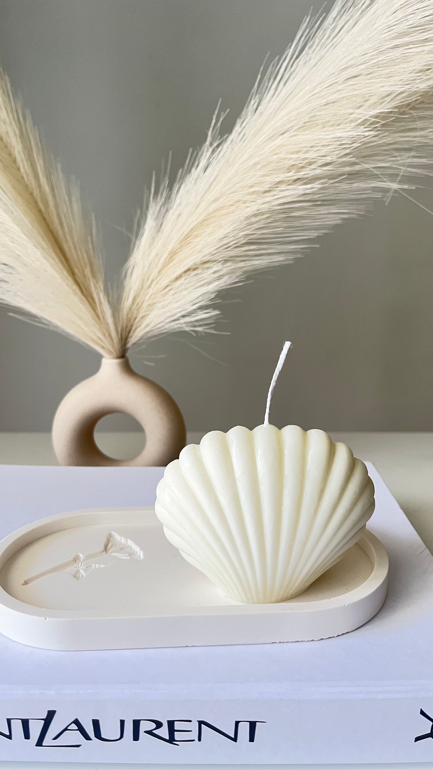 Seashell Candle