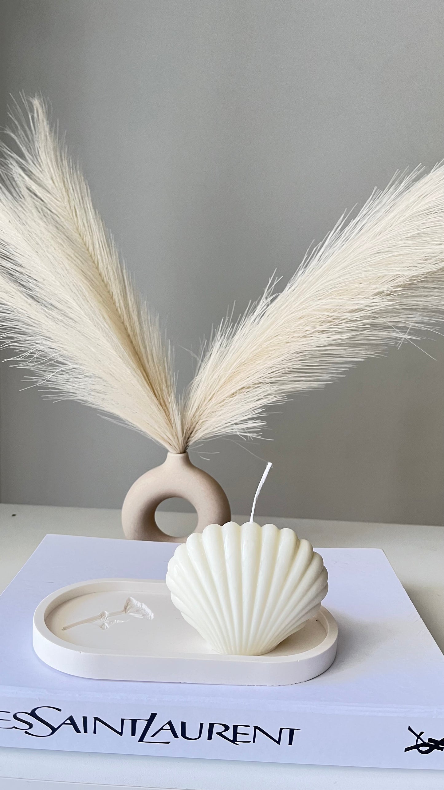 Seashell Candle