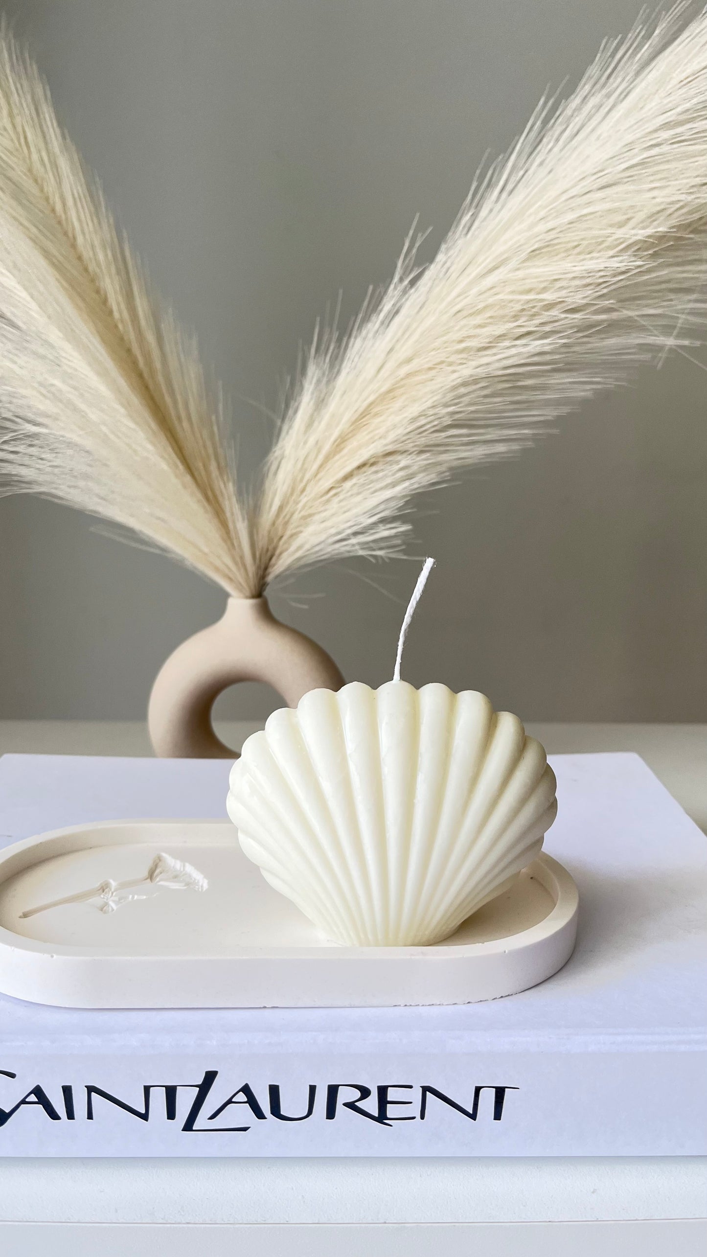 Seashell Candle